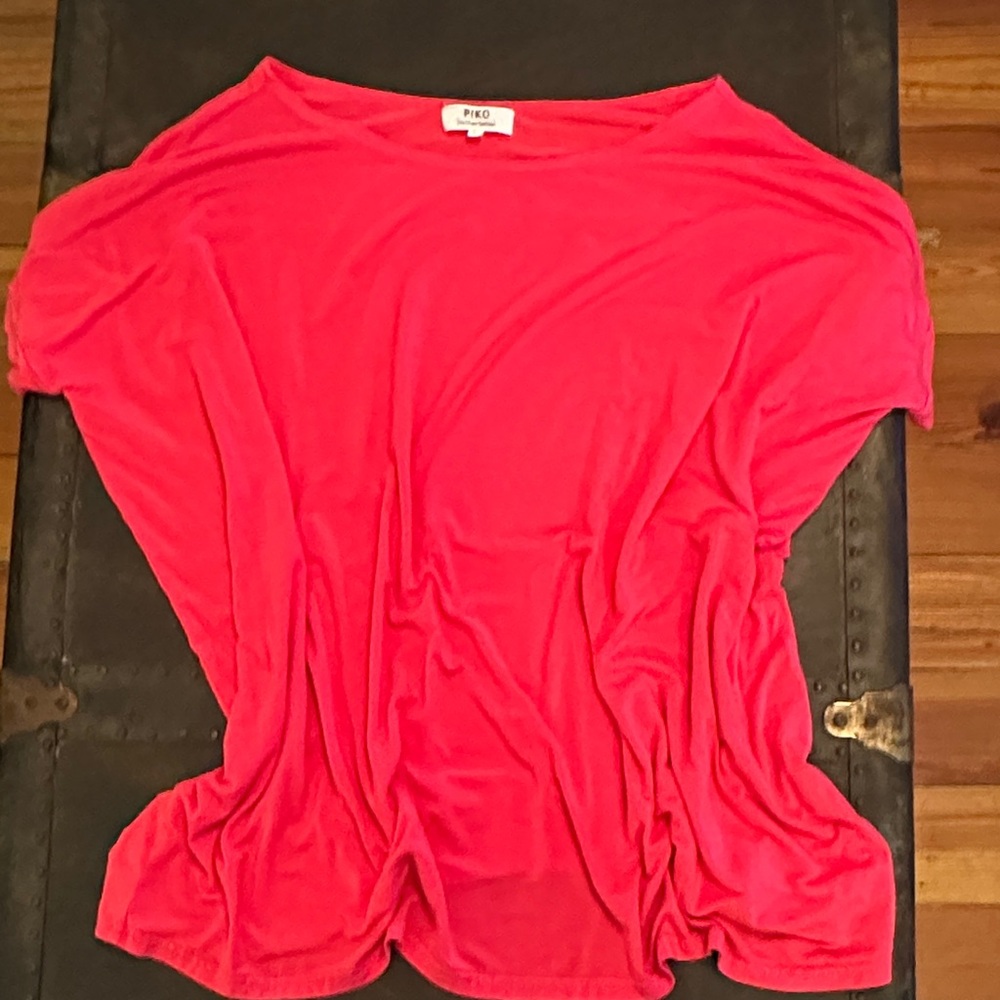 Piko 1988 Bright Pink Short Sleeve Tee